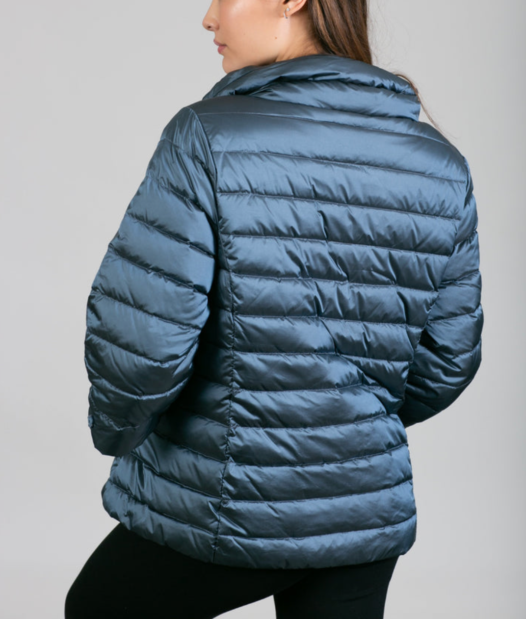 Anorak Crop Sleeve Puffer Jacket