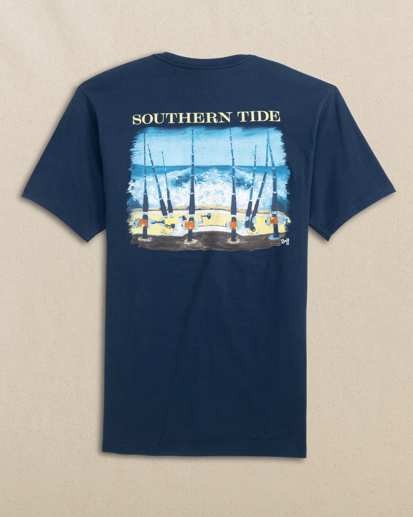 Southern Tide Fishing Lines Tee