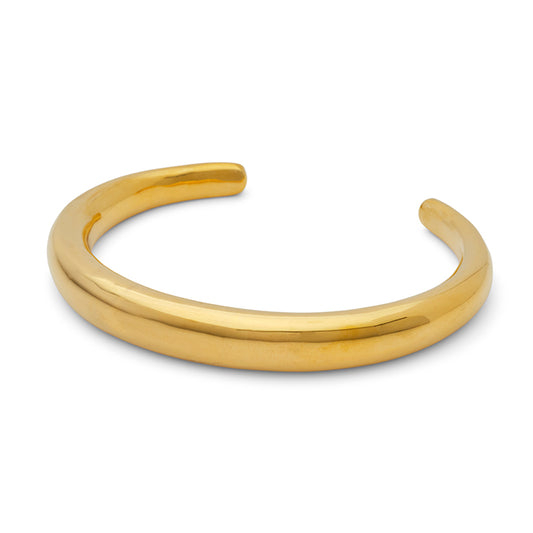 Lucas Jack Shiny Gold Bangle
