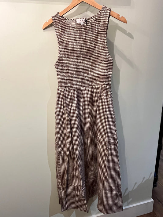 THML Sleeveless Gingham Dress