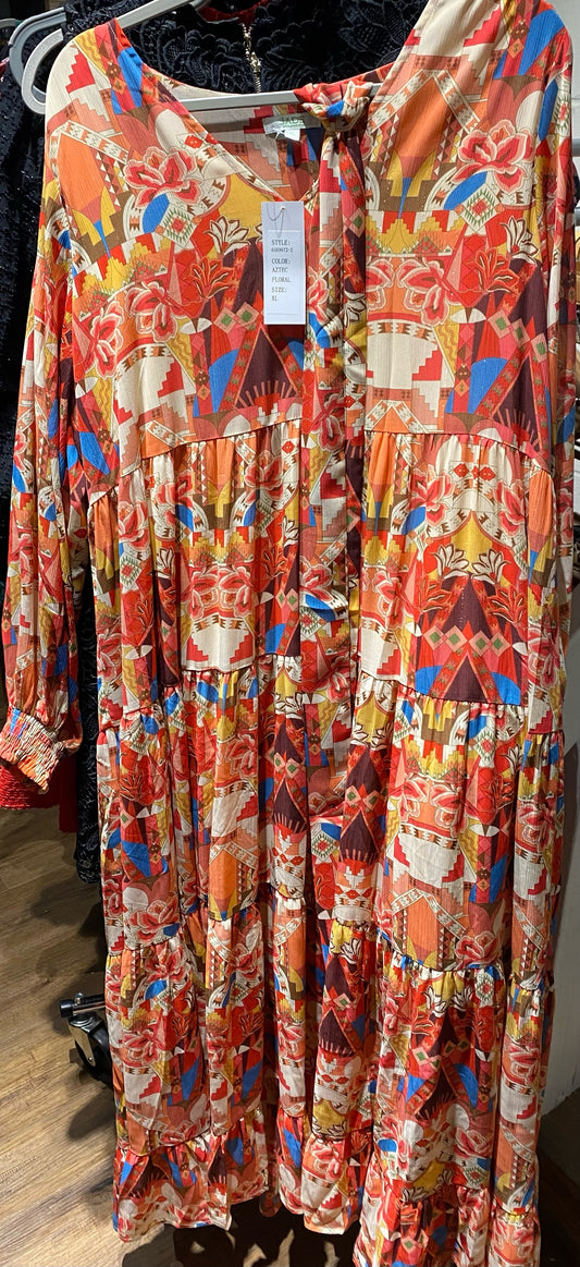 JADE Ruffles Tiered Maxi Dress