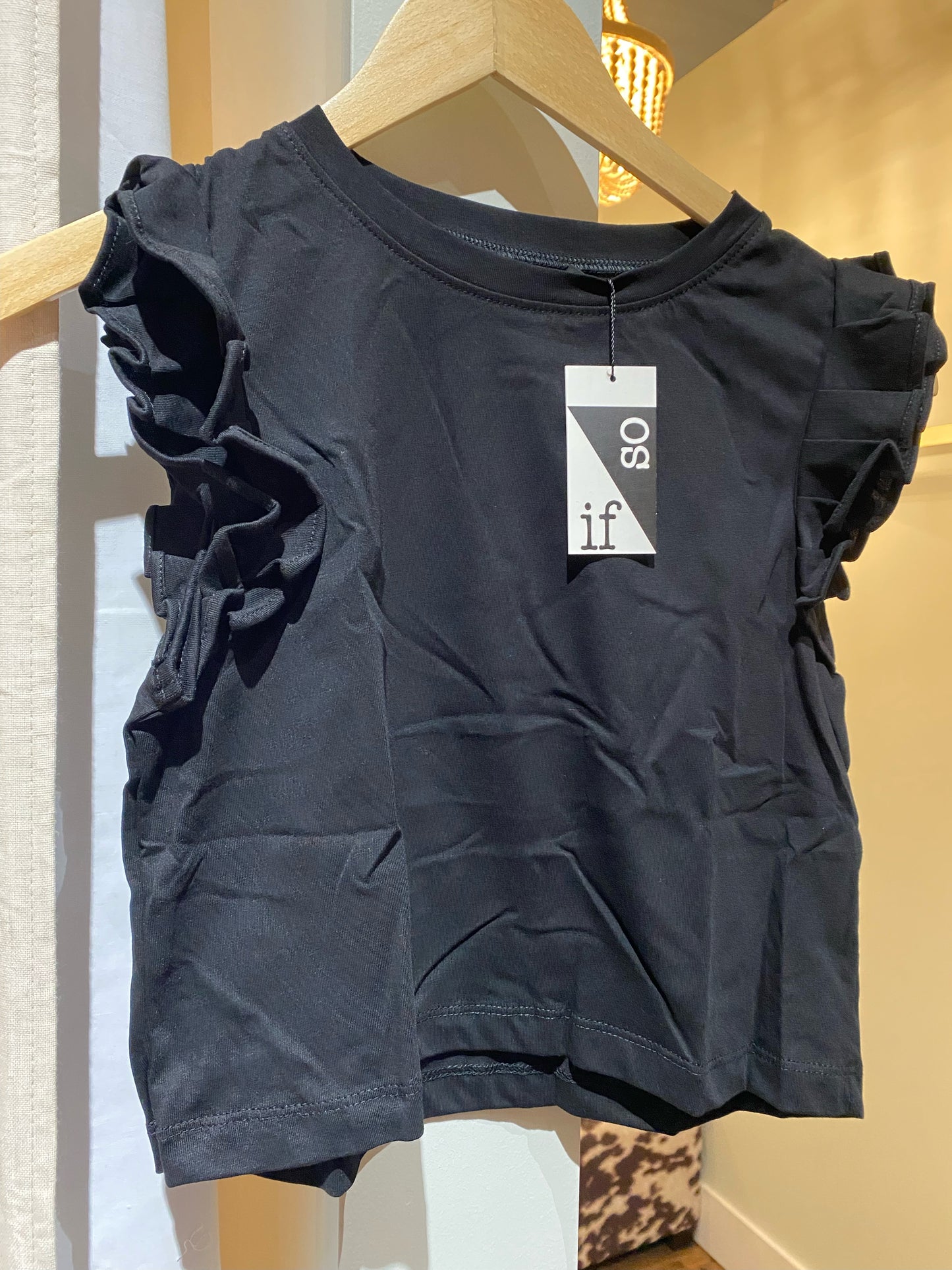 If So Ruffle Sleeve Top