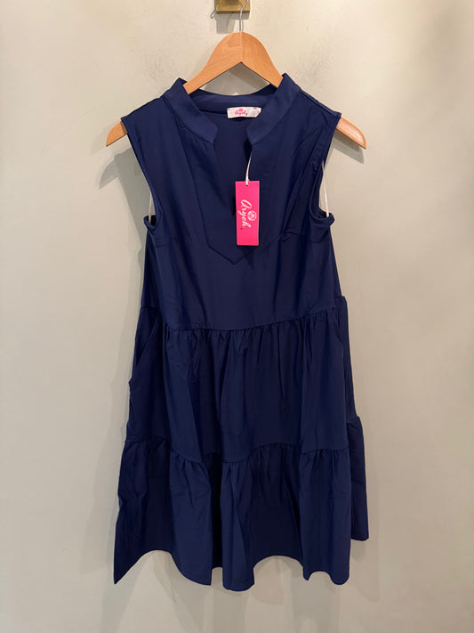 Aryeh Kendall Sleeveless Tiered Dress
