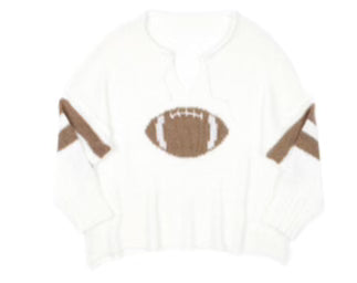 Wooden Ships Team Football Cotton Sweater