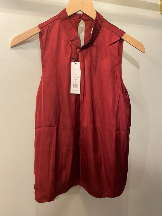 Willa Story Sleeveless Satin Blouse