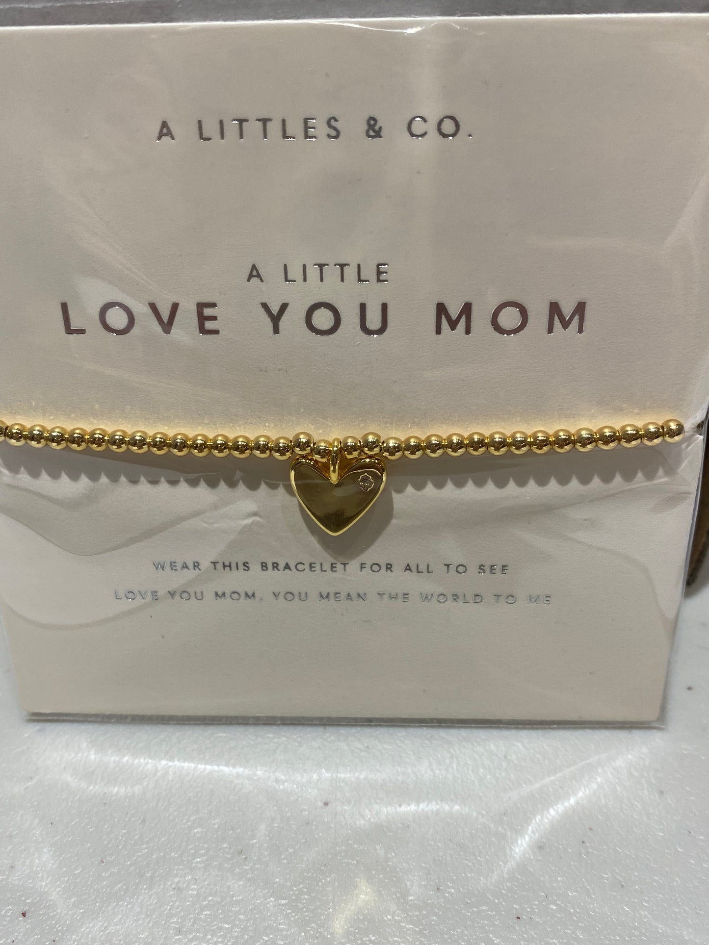 A Littles Gold-Tone Bracelet w Charm