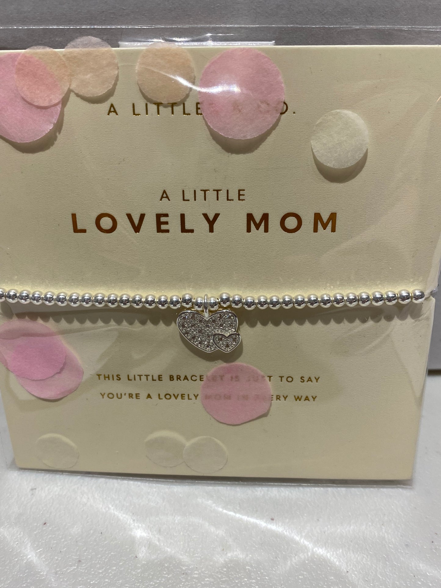 A Littles Confetti Package Silver Charm Bracelet