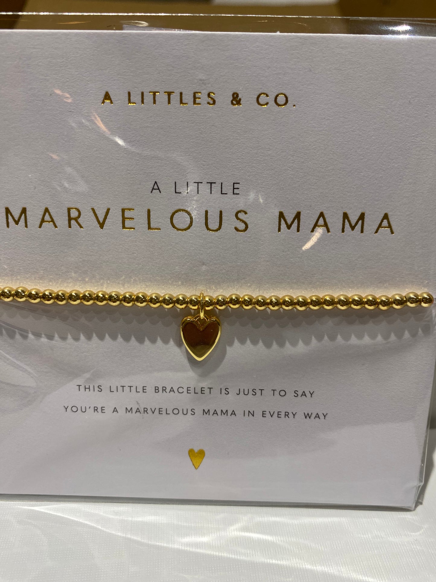 A Littles Gold-Tone Bracelet w Charm