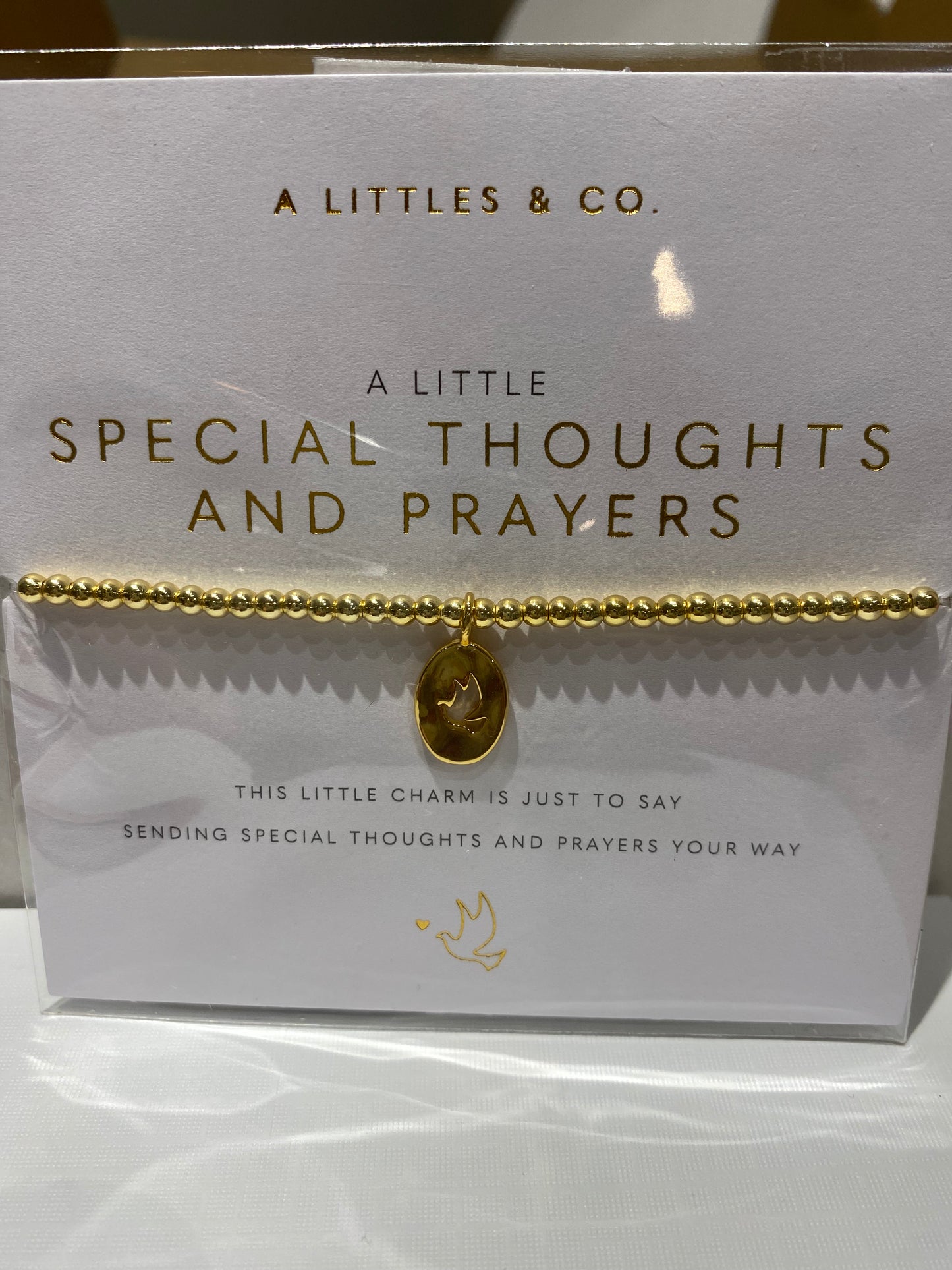 A Littles Gold-Tone Bracelet w Charm