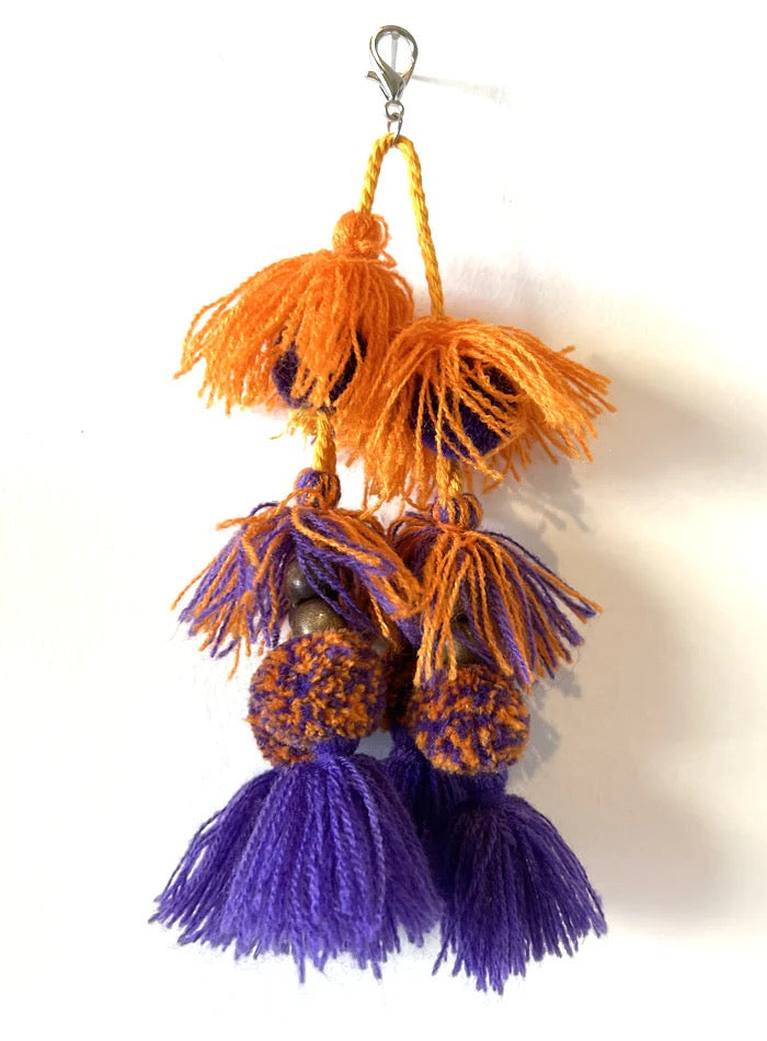 Sheer Gear Pom Pom Tassels