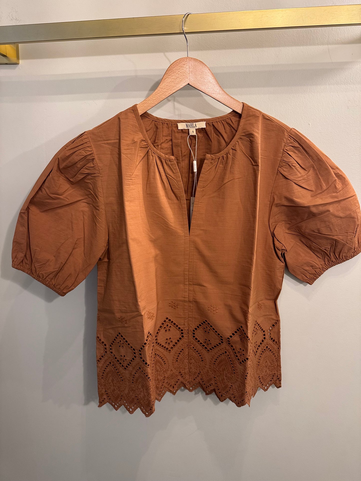Mahila SS Anijali Eyelet Top