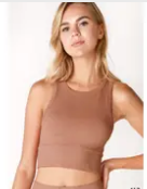 Nikibiki Chevron Highneck Crop Top