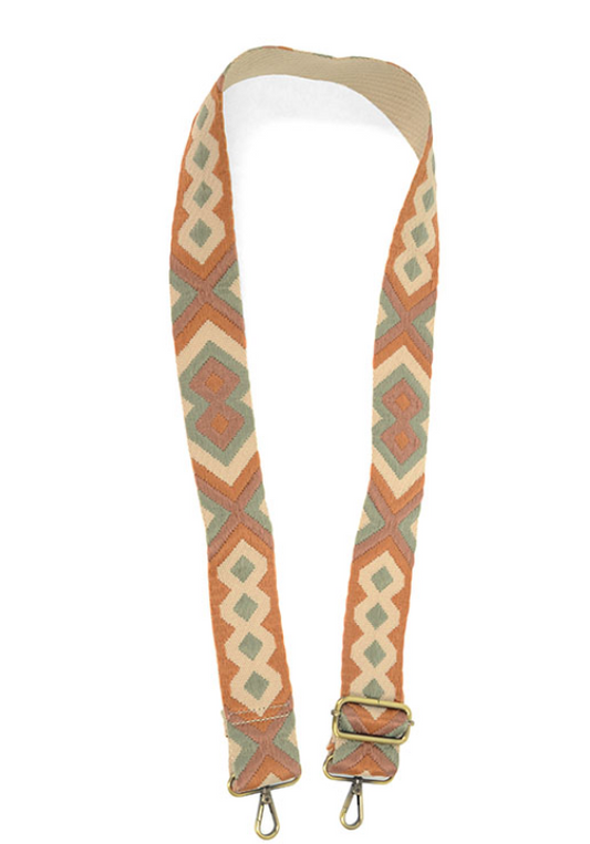 Joy Susan 2" Embroidered Guitar Strap