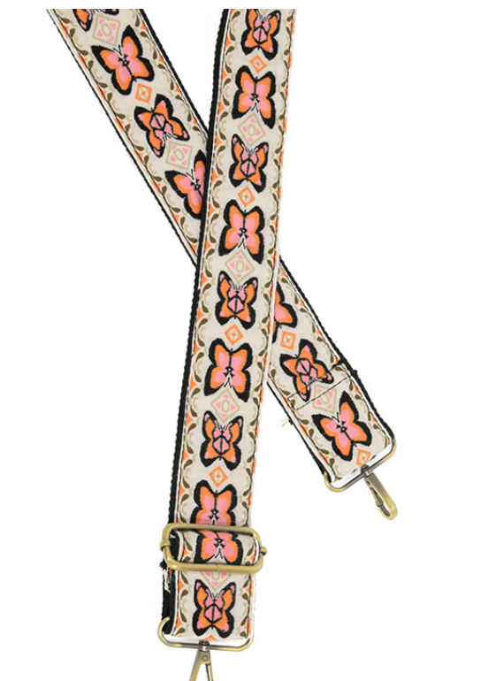 Joy Susan 2" Embroidered Guitar Strap