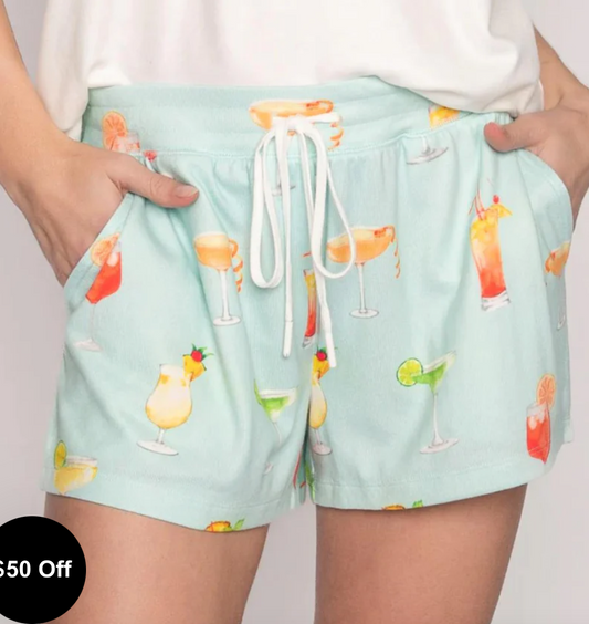 P.J. Salvage Drink Bout It Shorts