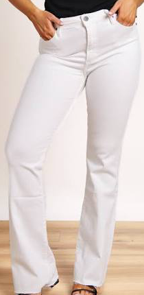 Just Black High Rise Scissor Cut Flare