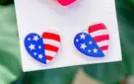 Prep Obsessed Patriotic Earrings