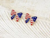 Prep Obsessed Patriotic Earrings