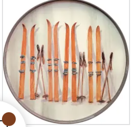 Rock Flower Paper Round Tray