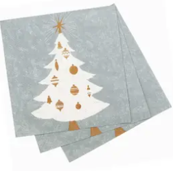 Rock Flower Paper Cocktail Napkin