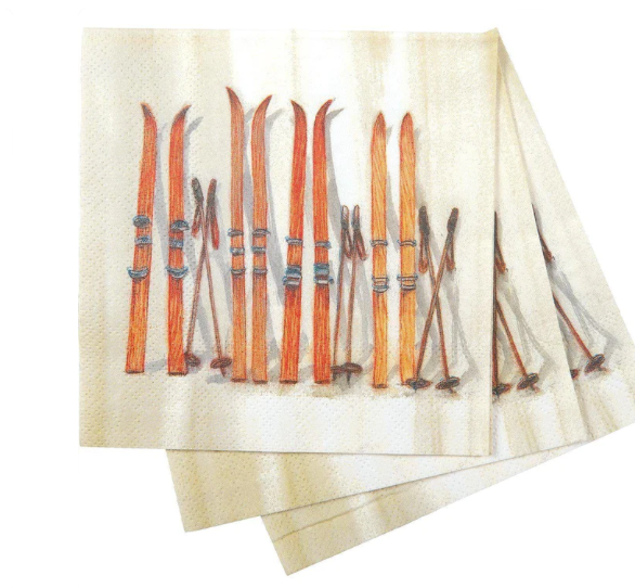 Rock Flower Paper Cocktail Napkin