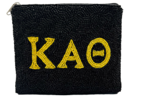 LA Chic Sorority Beaded Coin Pouch