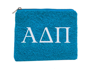 LA Chic Sorority Beaded Coin Pouch