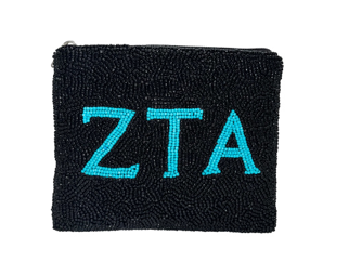 LA Chic Sorority Beaded Coin Pouch