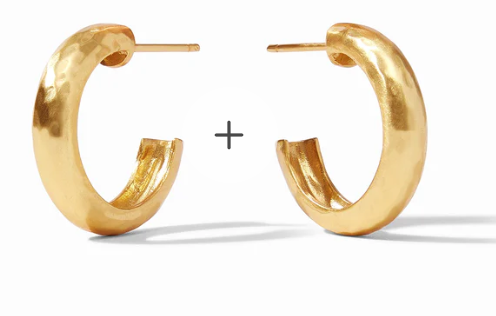 Julie Vos Havana Gold Hoop