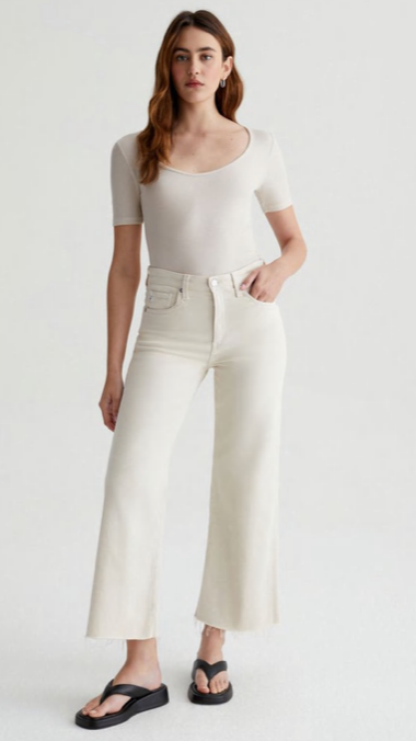 AG Jeans Saige Wide Leg Crop
