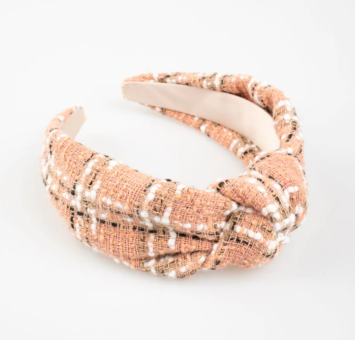 Violet & Brooks Tweed Knot Headband