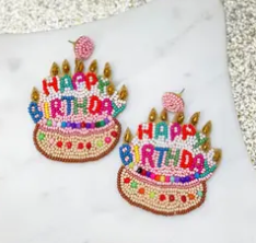 Prep Obsessed Birthday Earrings