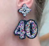 Prep Obsessed Birthday Earrings