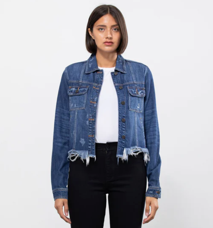 Hidden Rebel Fitted Jean Jacket