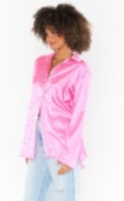 Mumu Smith Satin Button Down
