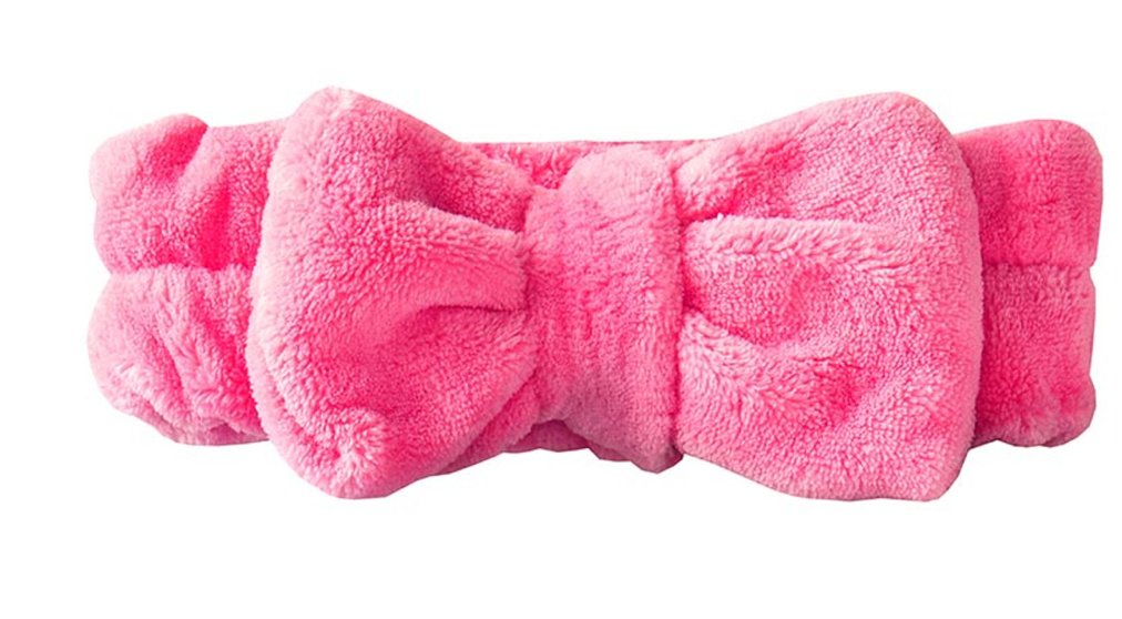 Bella il Fiore Plush Bow Spa Headband