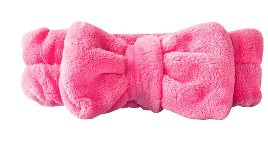 Bella il Fiore Plush Bow Spa Headband