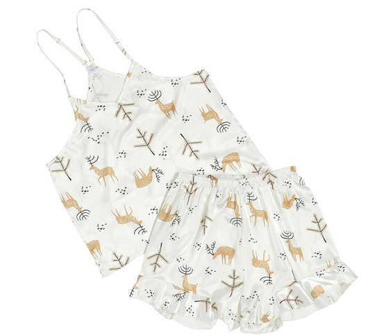 Bella il Fiore Cami + Ruffled Short PJ Set