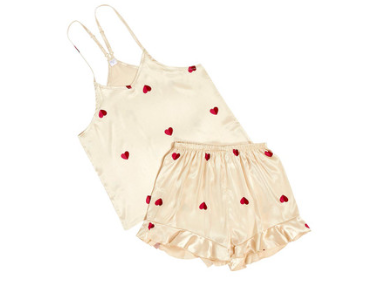 Bella il Fiore Cami + Ruffled Short PJ Set