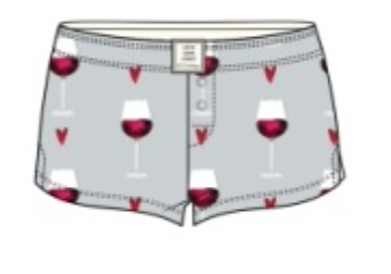 P.J. Salvage Flannel Shorts