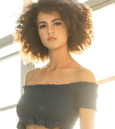 Miss Behave Girls Raya Off Shoulder Smock Top