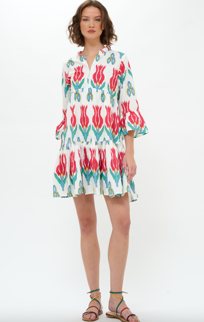 Oliphant Bell Sleeve Tiered Mini