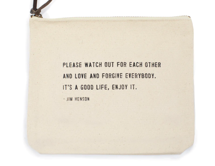 Sugarboo & Co. Canvas Zip Bag