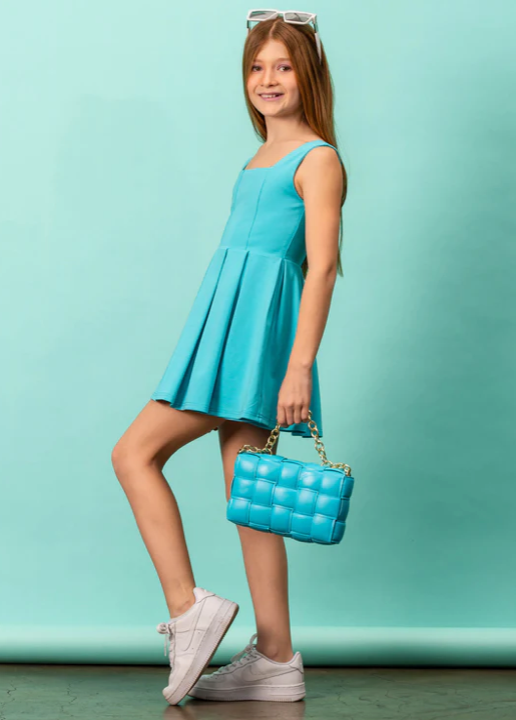 Miss Behave Girls Betty Box Pleated Dress