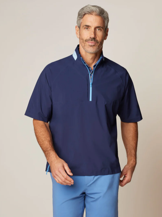 johnnie-O Stealth Stowable SS Rain Jacket