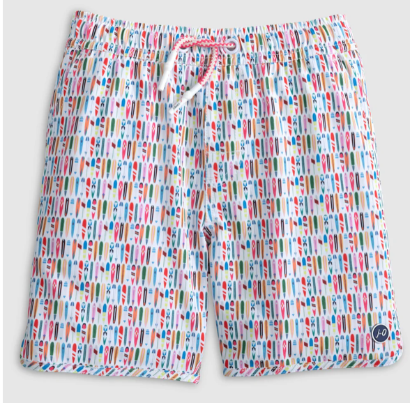 johnnie-O Boys Half Elastic Swim Shorts