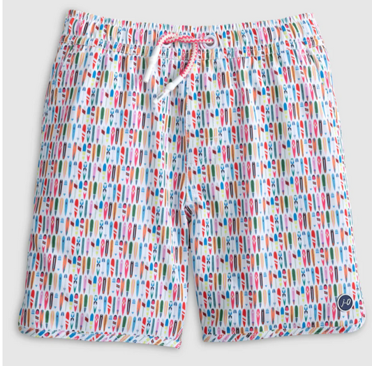 johnnie-O Boys Half Elastic Swim Shorts