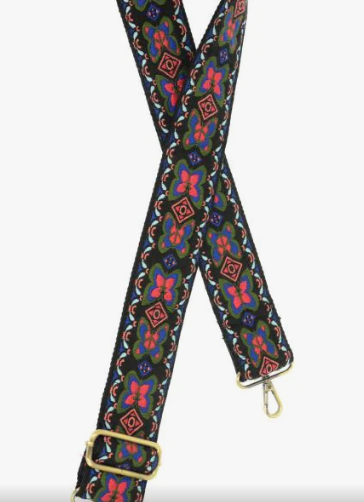 Joy Susan 2" Embroidered Guitar Strap
