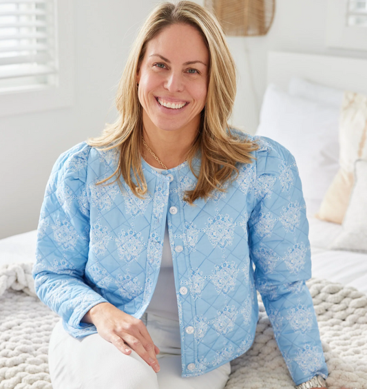 Sait to Sable Medallion Print Reversible Jacket
