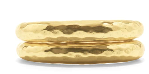 Capucine De Wulf Cleopatra Gold Slice Stacking Ring Set